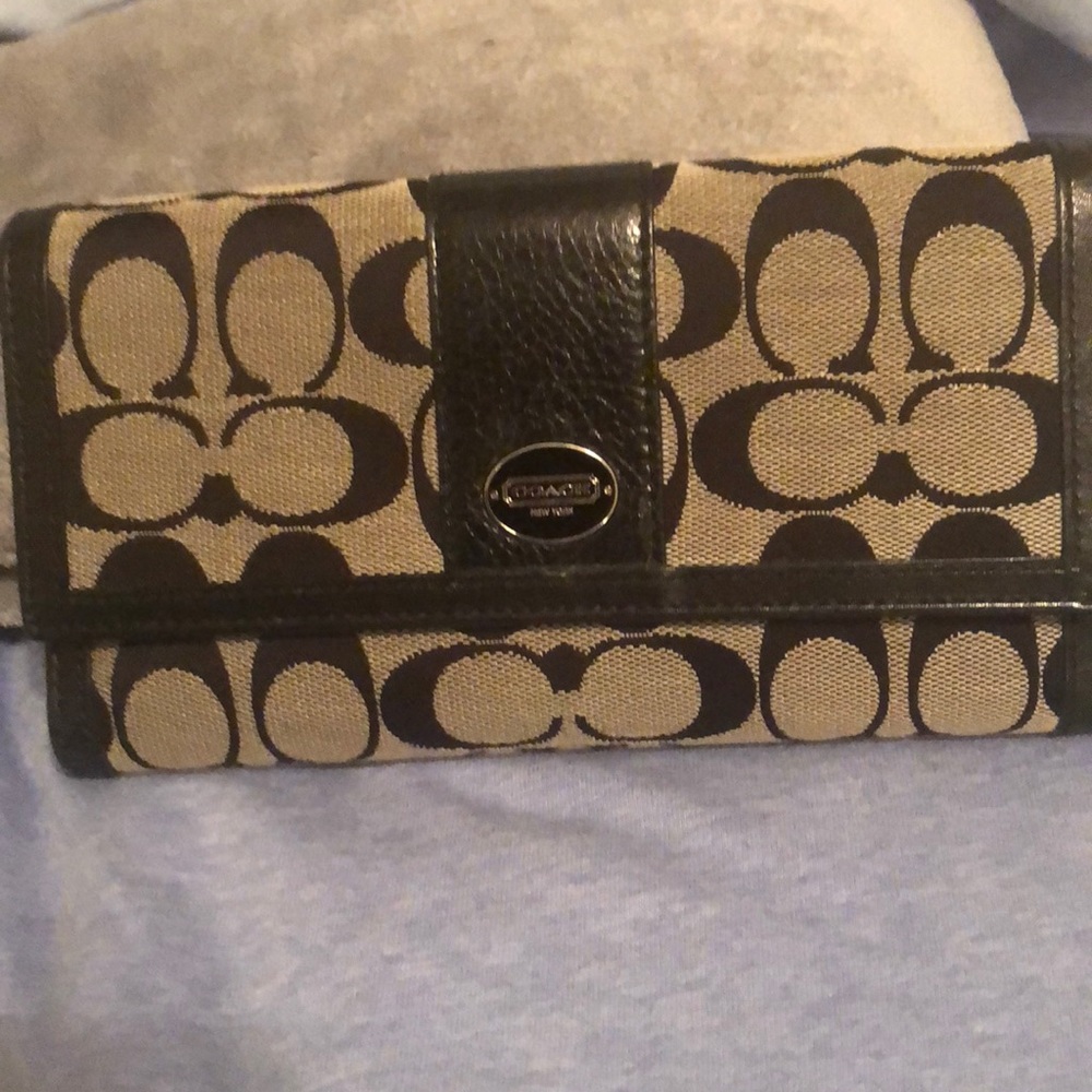 Authentic coach wallet